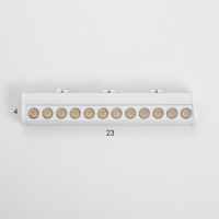 Светильник трековый SLIM "Книжка-22" LED 12Вт 3000K-6000К 48V CRI90 белый 3,2х3,8х22,8см Светильник трековый SLIM "Книжка-22" LED 12Вт 3000K-6000К 48V CRI90 белый 3,2х3,8х22,8см