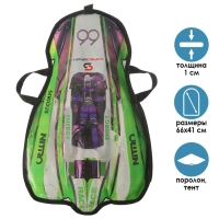 Санки-ледянки «Машинка № 7», размер 66 х 41 см, цвет зелёный Санки-ледянки «Машинка № 7», размер 66 х 41 см, цвет зелёный