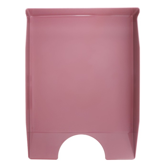 Лоток для бумаг горизонтальный ErichKrause Office "Manga", пластик, розовый