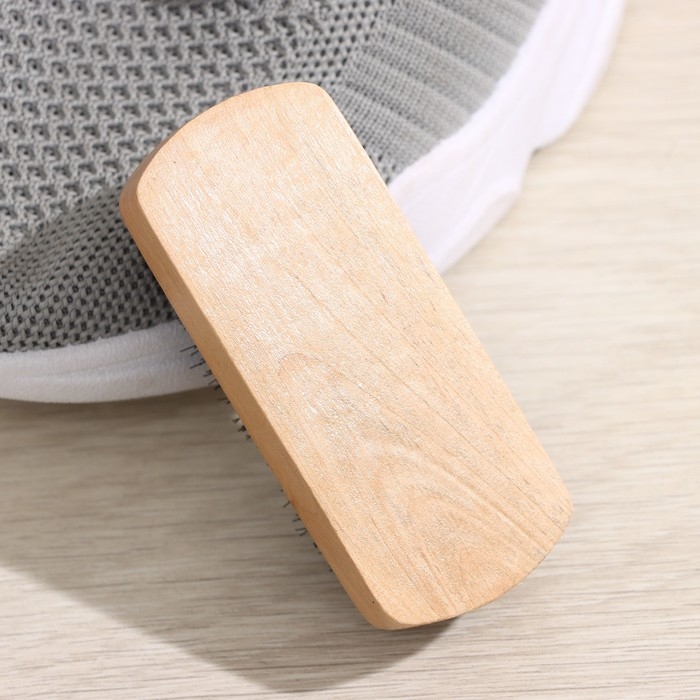 Щётка для одежды и обуви Доляна, 8,3&times;3,5&times;2,5 см, искусственная щетина