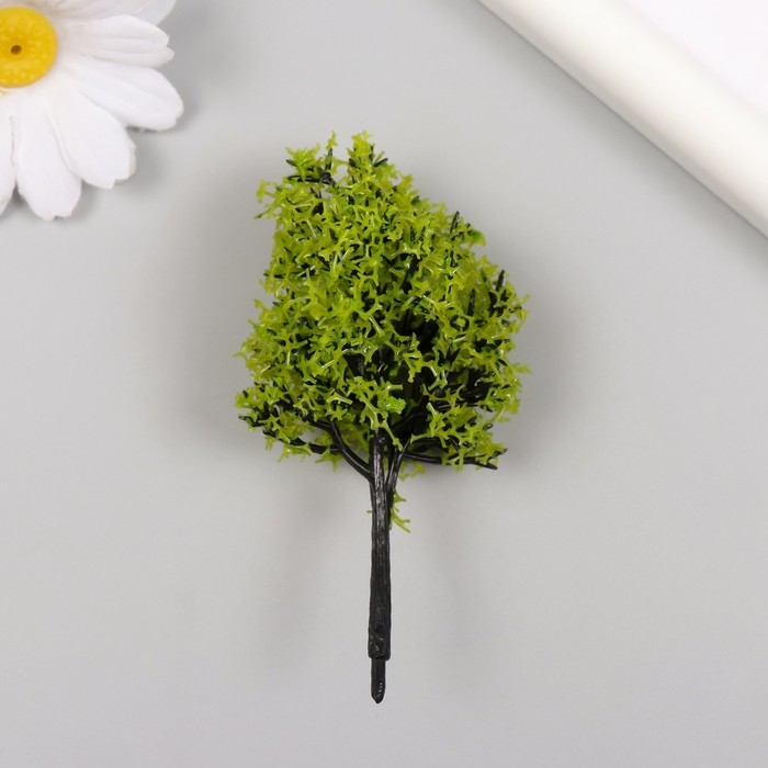 Искусственное растение для творчества пластик "Платан" 8 см