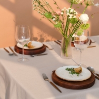 Скатерть Этель Calm 110х146 см, 100% хл, рогожка 186 г/м2 Скатерть Этель Calm 110х146 см, 100% хл, рогожка 186 г/м2