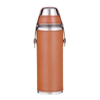 Фляжка для алкоголя, нержавеющая сталь, подарочная, 300 мл, с 3 стопками по 30 мл Фляжка для алкоголя, нержавеющая сталь, подарочная, 300 мл, с 3 стопками по 30 мл