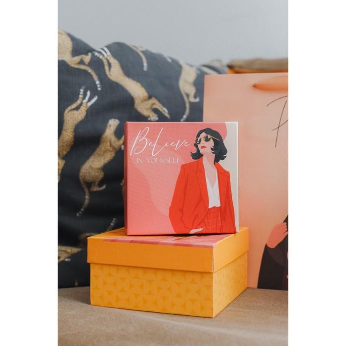 Набор коробок 5 в 1, упаковка подарочная, &laquo;Стиль&raquo;, 14 х 14 х 8‒22 х 22 х 12 см