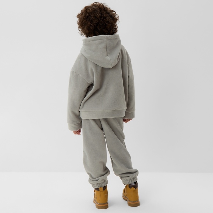 Костюм (худи и брюки) детский MINAKU: Fleece Soft, цвет графит, рост 116 см Костюм (худи и брюки) детский MINAKU: Fleece Soft, цвет графит, рост 116 см