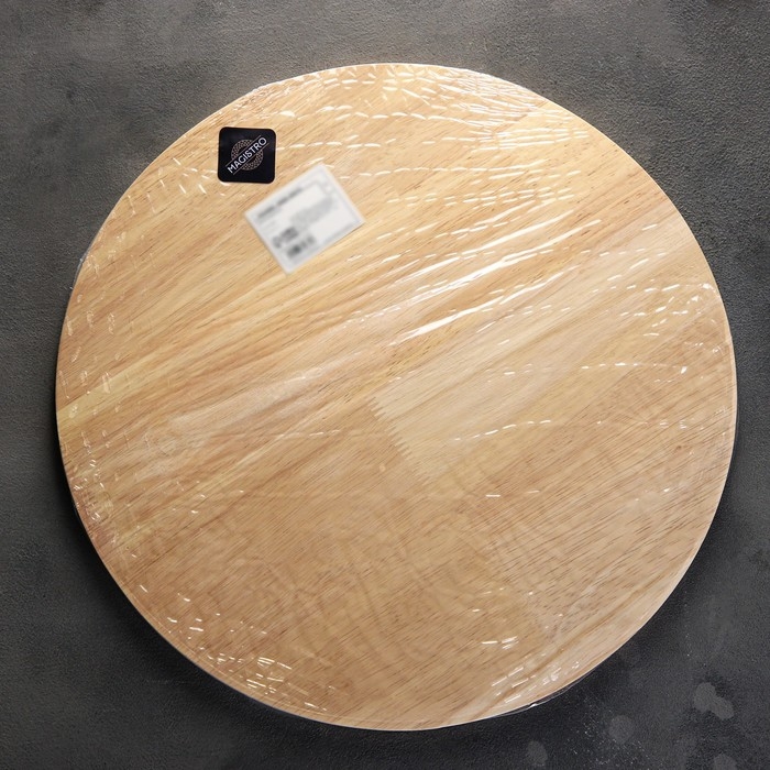 Доска разделочная Magistro &laquo;Дубрава&raquo;, d=35 см, дуб