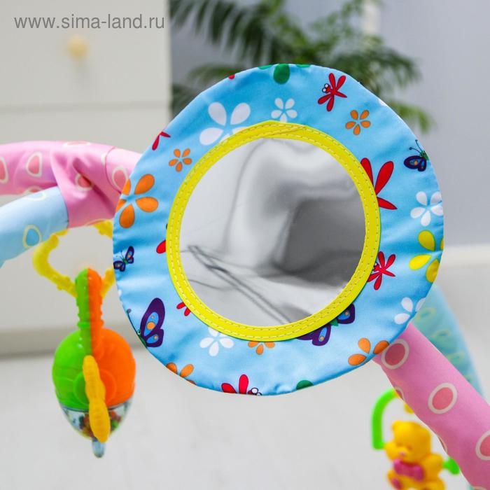 Развивающий коврик «Зоопарк», с дугами и погремушками Развивающий коврик «Зоопарк», с дугами и погремушками