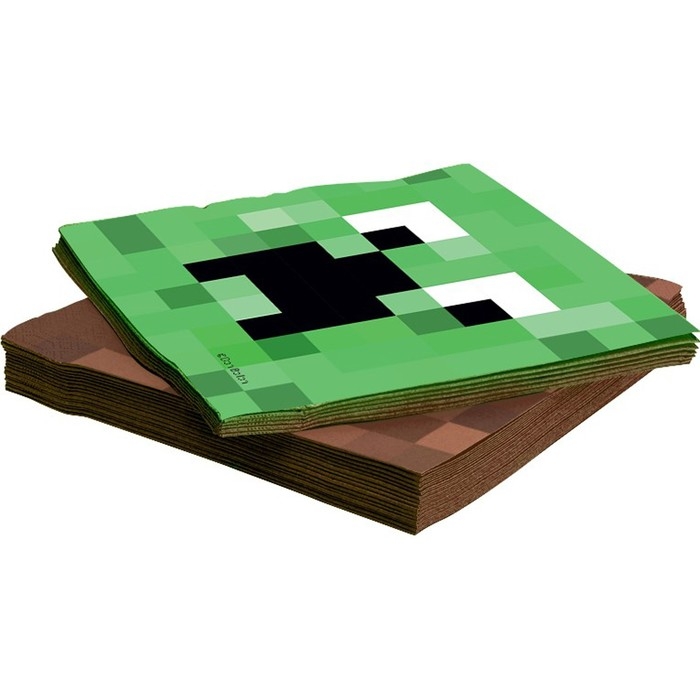 Салфетки бумажные «Пиксели», набор 20 шт., 33х33 см Салфетки бумажные «Пиксели», набор 20 шт., 33х33 см