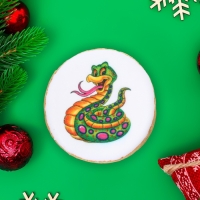 Новый год. Печенье ванильное "Новогоднее ассорти №1" 35г(1кор=16шт)