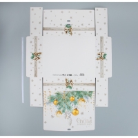 Коробка подарочная новогодняя складная &laquo;Белая сказка &raquo;, 31 х 24.5 х 8 см, Новый год