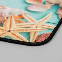 Набор ковриков для ванной и туалета Доляна &laquo;Ракушки&raquo;, 2 шт: 40&times;45, 45&times;75 см