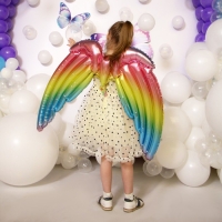 Шар фольгированный 48" &laquo;Крылья радужные&raquo;