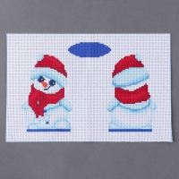 Вышивка крестиком на Новый год. Набор для создания игрушки «Снеговичок» Вышивка крестиком на Новый год. Набор для создания игрушки «Снеговичок»