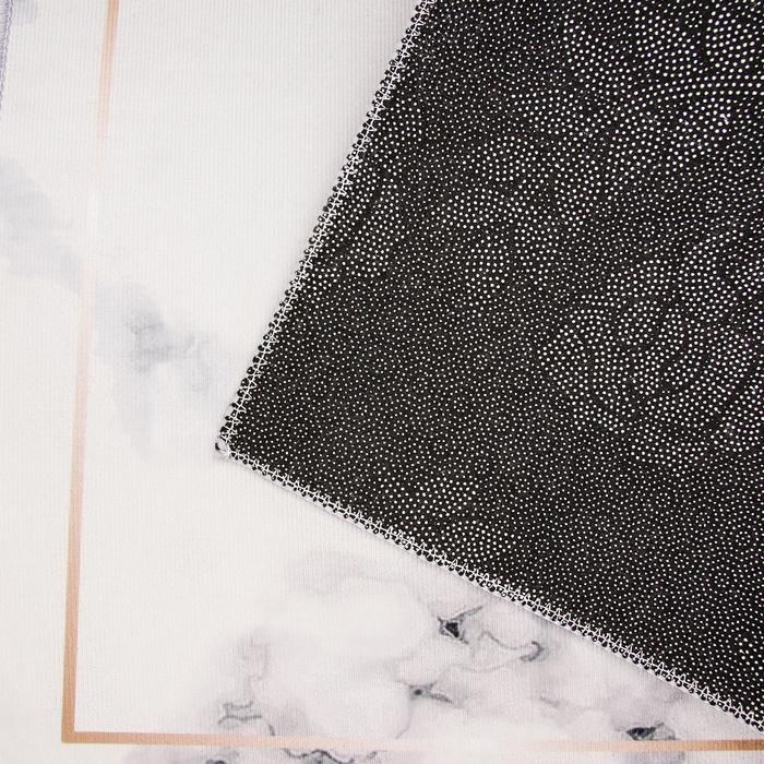 Набор ковриков для ванной и туалета Доляна &laquo;Глэм&raquo;, 2 шт: 50&times;80, 40&times;50 см