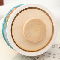 Сувенир музыкальный "Новогодняя тройка", перламутровый