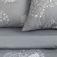 Постельное бельё "Этель" 2 сп Te amo (вид 1) 175 х 215 см, 200 х 220 см, 70 х 70 - 2 шт, бязь