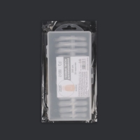 Гелевые типсы для наращивания ногтей, 240 шт, форма мягкий квадрат, полное матовое покрытие, в контейнере, цвет прозрачный Гелевые типсы для наращивания ногтей, 240 шт, форма мягкий квадрат, полное матовое покрытие, в контейнере, цвет прозрачный