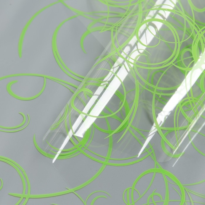 Пленка для цветов Пленка для цветов "Серпантин" салатовая 0,7 х 8.2 м, 40мкм