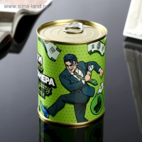 Носки в банке "Носки будущего миллионера" (мужские, цвет черный) Носки в банке "Носки будущего миллионера" (мужские, цвет черный)