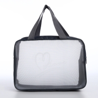 Косметичка на молнии, цвет серый Косметичка на молнии, цвет серый