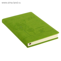 Ежедневник недатированный А5, 148 листов в линейку, обложка пвх, МИКС