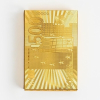 Карты игральные пластиковые "500 евро", 54 шт, 9 х 6 см Карты игральные пластиковые "500 евро", 54 шт, 9 х 6 см