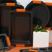 Противень для выпечки Magistro French Bakery, 37,5×23×4,7 см, антипригарное покрытие Противень для выпечки Magistro French Bakery, 37,5×23×4,7 см, антипригарное покрытие