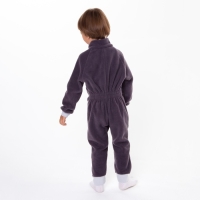 Комбинезон для мальчика, цвет тёмно-серый, рост 104-110 см