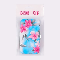 Набор маникюрный &laquo;Цветы&raquo;, 6 предметов, в футляре, цвет МИКС