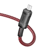 Кабель Hoco X94, Micro USB - USB, 2.4 А, 1 м, передача данных, ПВХ, красный Кабель Hoco X94, Micro USB - USB, 2.4 А, 1 м, передача данных, ПВХ, красный