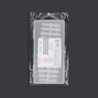 Гелевые типсы для наращивания ногтей, 240 шт, форма миндаль, полное матовое покрытие, цвет прозрачный Гелевые типсы для наращивания ногтей, 240 шт, форма миндаль, полное матовое покрытие, цвет прозрачный