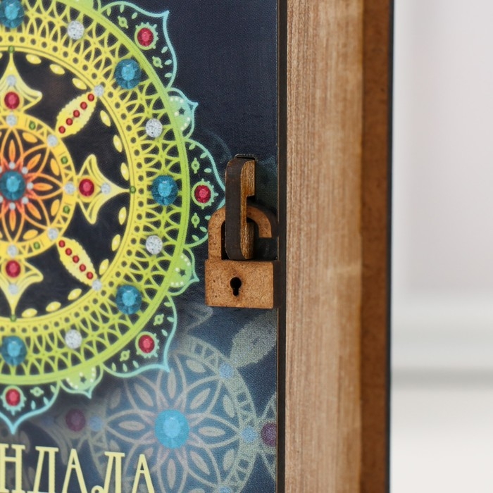 Копилка-шкатулка "Мандала благополучия" 14х12х5 см