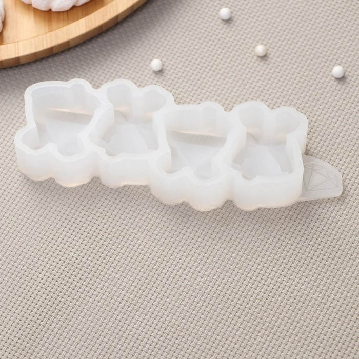 Силиконовый молд &laquo;Колокольчики&raquo;, цвет прозрачный