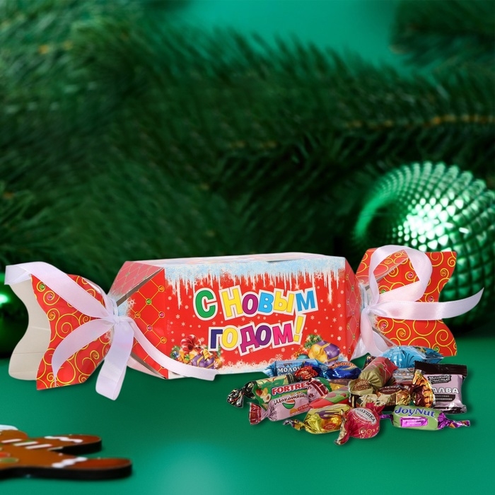 Новый год. Подарочный набор конфет Новый год. Подарочный набор конфет "Лакомка", 200 г
