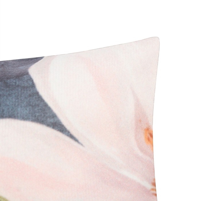 Наволочка декоративная Этель &laquo;Магнолия&raquo; 40х40 см, велюр, 100% п/э