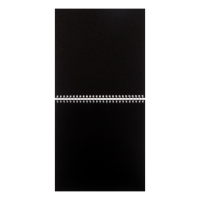 Скетчбук 240 х 240 мм, 40 листов чёрная бумага, 20 листов белая бумага, на гребне "Мир в твоих глазах", обложка мелованный картон, жёсткая подложка, блок 100/160 г/м&sup2;