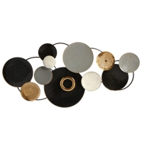 Декор настенный металл "Чёрное золото" 134х65,4х7,6 см Декор настенный металл "Чёрное золото" 134х65,4х7,6 см