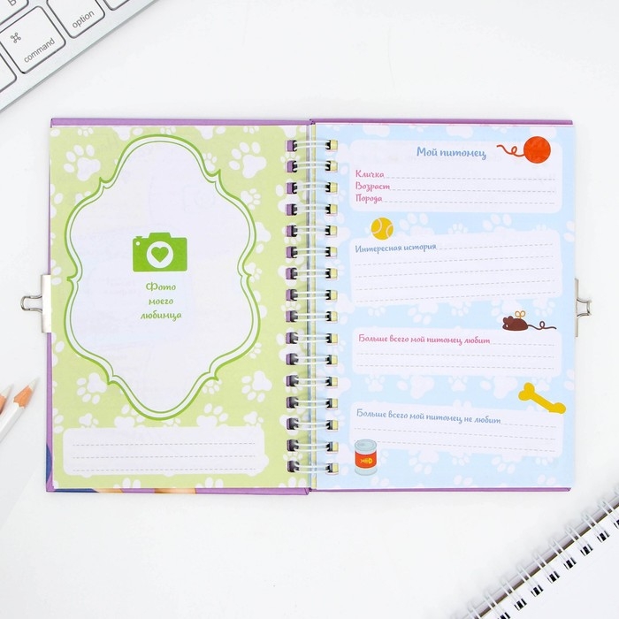 Анкета на замочке, в твердой обложке А6, 40 листов &laquo;Очень секретно!&raquo;