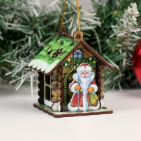 Новогодний домик-копилка "Домик", 10х10х11 см, микс Новогодний домик-копилка "Домик", 10х10х11 см, микс