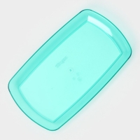 Хлебница &laquo;Fresh&raquo;, 23,5&times;14&times;10 см, цвет мятный-полупрозрачный