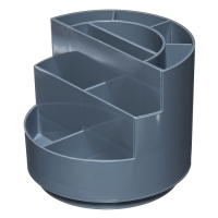 Подставка-органайзер для канцелярии ErichKrause Mini Burger, Classic, вращающаяся, серая Подставка-органайзер для канцелярии ErichKrause Mini Burger, Classic, вращающаяся, серая