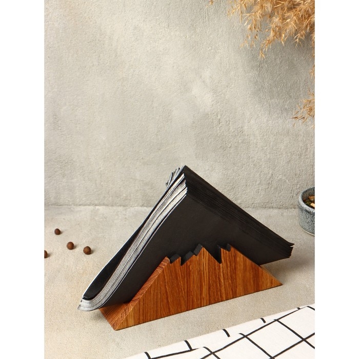 Салфетница &laquo;Гора&raquo;, 18,5&times;7 см, дуб