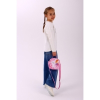 Сумка детская, отдел на молнии, цвет розовый