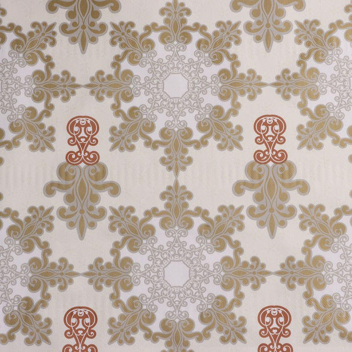 Клеёнка на стол Доляна &laquo;Шарм&raquo;, на нетканой основе, ширина 137 см, толщина 0,2 мм, рулон 20 м