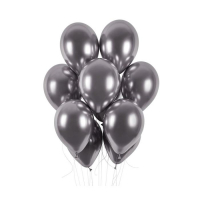Шар латексный 14" &laquo;Хром&raquo;, набор 50 шт., цвет серебряный