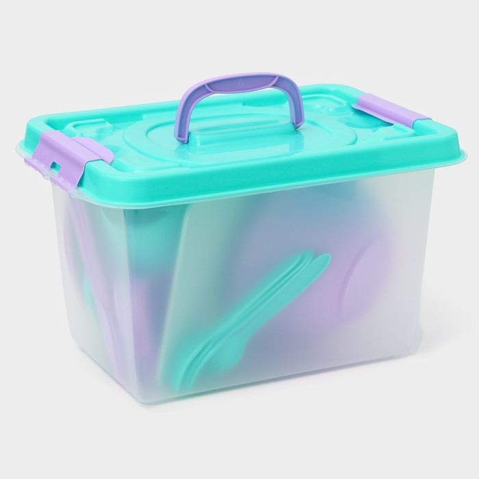 Набор посуды на 4 персоны «Весёлая компания», 36 предметов Набор посуды на 4 персоны «Весёлая компания», 36 предметов