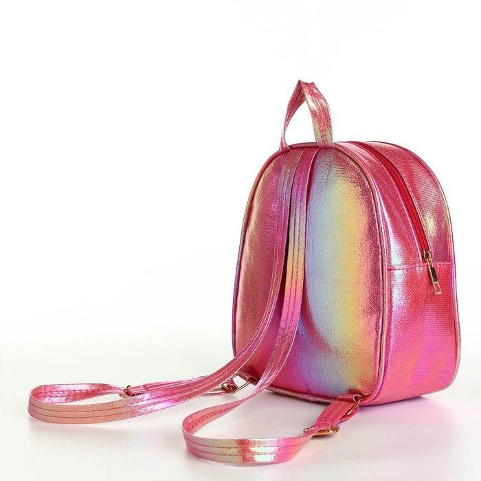 Рюкзак детский на молнии «Выбражулька», цвет розовый Рюкзак детский на молнии «Выбражулька», цвет розовый