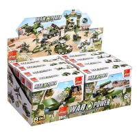 Конструктор 8 в 1 Военные &laquo;Боевая часть&raquo;, 8 видов МИКС