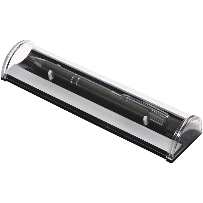 Ручка подарочная, шариковая, автоматическая Ручка подарочная, шариковая, автоматическая "Стиль" в пластиковом футляре, NEW, серая