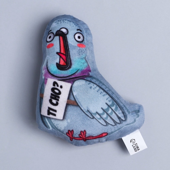 Игрушка для кошек с мятой &laquo;&lrm;Голубь&raquo;&lrm;,11,8 х 9,3 см